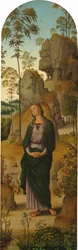 La crucifixión con la Virgen, San Juan, San Jerónimo y Santa María Magdalena