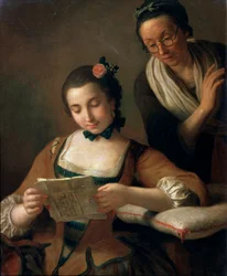 Leyendo, c. 1727-1760