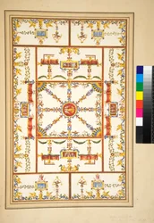 Del Palazzo di Tito encontrado en el jardín de las siete Salas contiguo a las Termas en el monte Esquilino