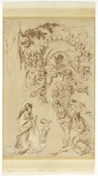 Estudio para "El sueño de San José