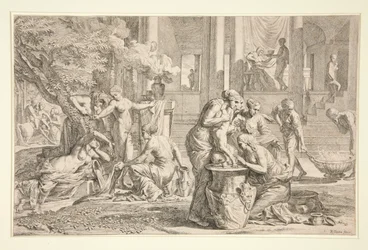 El nacimiento y la infancia de Aquiles