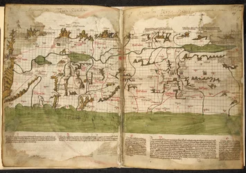 Mapa de Tierra Santa.