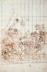 Estudio para el fresco de la Edad de Oro