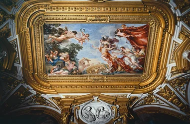 Venus, Ciclo de Frescos de los Planetas, de Pietro da Cortona (1596-1669), fresco, Palacio Pitti, Sala de los Planetas de Venus, Florencia