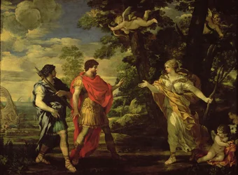 Venus Apareciendo a Eneas como Cazadora, c.1635