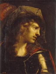 Cabeza del joven guerrero