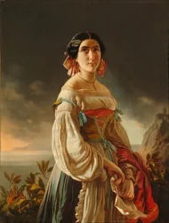 Retrato de la Princesa Lina Gagarina