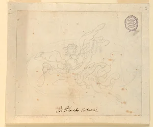 Boceto para un ángel volador