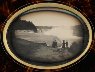 Escena en las Cataratas del Niágara