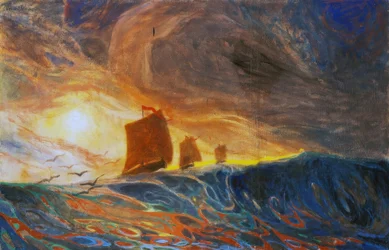 Marina y gaviotas