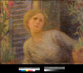 La chica en la ventana Pintura de Plinio Nomellini (1866-1943) 1891 Colección particular