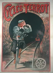 Póster publicitario de las bicicletas 