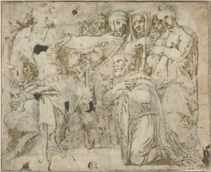 La familia de Darío ante Alejandro