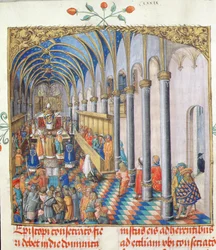 Consagración del Obispo del Pontifical del Obispo Erasmus Ciolek, c.1510