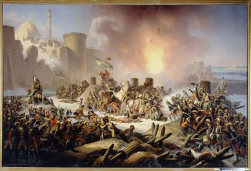 El segundo asedio de la Fortaleza Ochakov (u Otchakiv, en Ucrania) en diciembre de 1788. (El asedio de la Fortaleza Ochakov en diciembre de 1788). Episodio de la guerra ruso-turca (ruso-turca) de 1787-1792, fuerzas rusas, comandadas por el príncipe Grigori