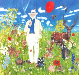 Abuelo, 2022 (acuarela y gouache sobre papel)