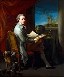 Pareja de retratos, Caballero (sobre lienzo)