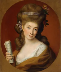 Retrato de la princesa Izabela Elzbieta Potocka, de soltera Lubomirska (1736-1816)