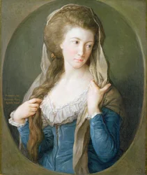 Retrato de una mujer, tradicionalmente identificada como Margaret Stuart, Lady Hippisley