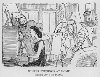 Noches de invierno en casa; canciones al piano