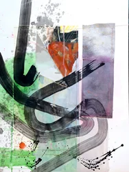 Trazos abstractos dinámicos
