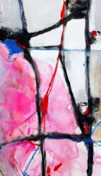 Abstracción dinámica en rosa
