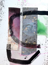 Collage abstracto con textura
