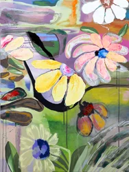 Flores abstractas llenas de colorido