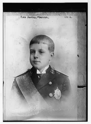 Rey Manuel de Portugal, de niño