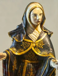 Estatua tallada de la Virgen María, Portugal c.1462