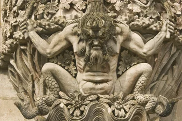 Gárgola de un monstruo marino