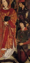 San Vicente, patrón de Lisboa y Enrique el Navegante (detalle)