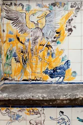 Banco de azulejos