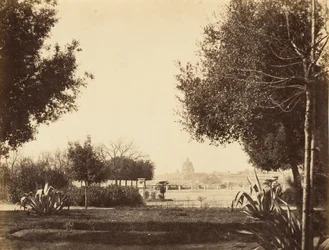 San Pedro desde la colina Pinciana, 1853-56