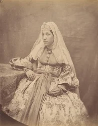 [Mujer armenia de Teherán], 1840s-60s