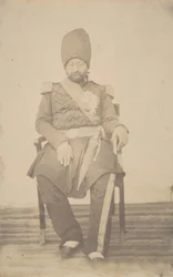 Retrato de Ardeshir Mirza, tío del rey