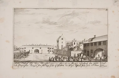 La Llegada de Federico V al Castillo de Odense