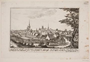 Entrada de Federico V en Odense
