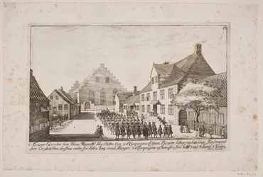 El barrio de Federico V durante la visita a Korsør