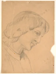 Cabeza. Estudio para ángel