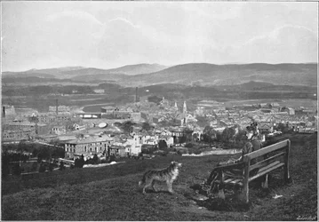 Kendal, desde el Castillo, c. 1896