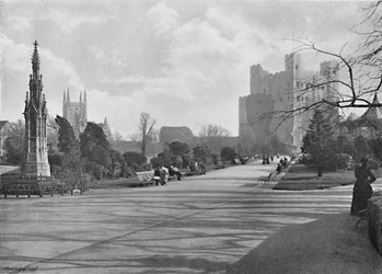 Castillo de Rochester, c1896