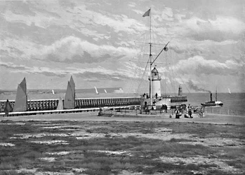 Estación de señales, Newhaven, c1896