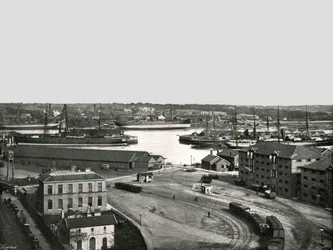 Los muelles, Southampton, 1895