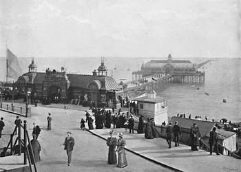 El muelle, Southend-on-Sea, c1896
