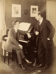 Alexander Zemlinsky y Arnold Schönberg en Praga, 1917