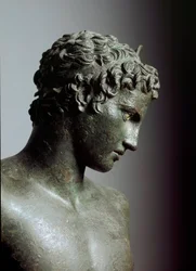 El joven de Maratón (detalle)