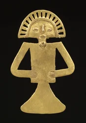 Colgante figurativo, c.700-1000