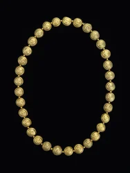 Collar de cuentas de caracol, Moche