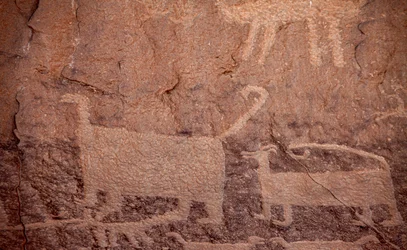 Petroglifos, Parque Histórico Nacional de la Cultura Chaco, 2014